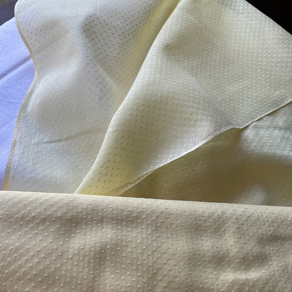 Vintage yellow organdy, dotted Swiss organdy, 36” wide, 2 yards - Picture 7 of 9